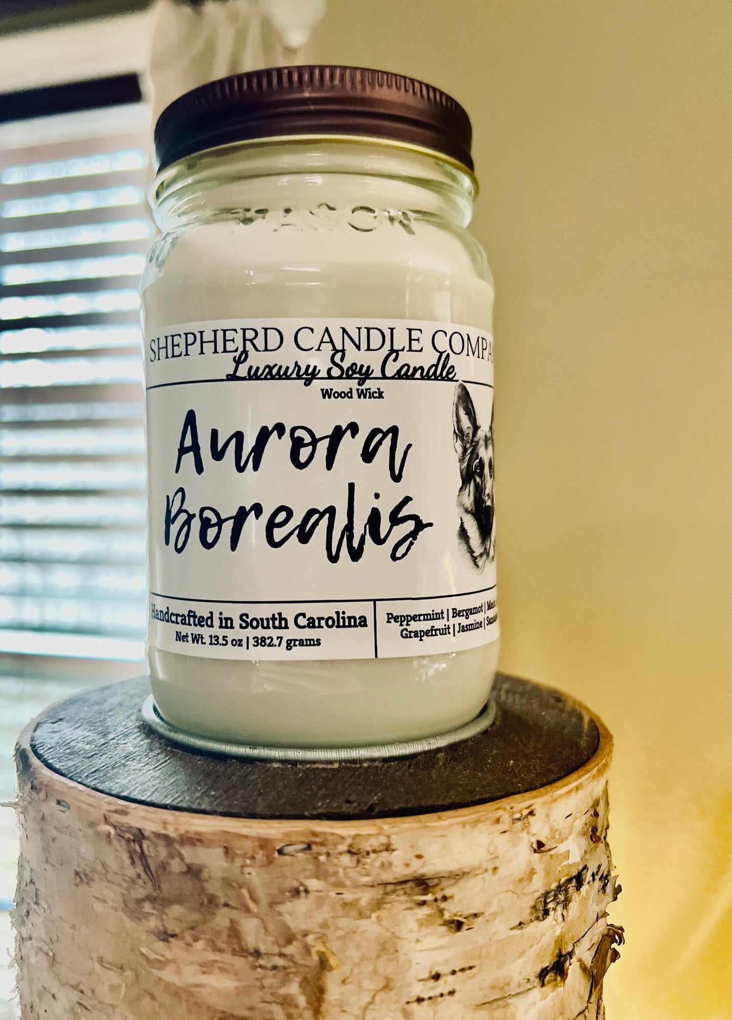 13.5 oz Aurora Borealis - Wood Wick