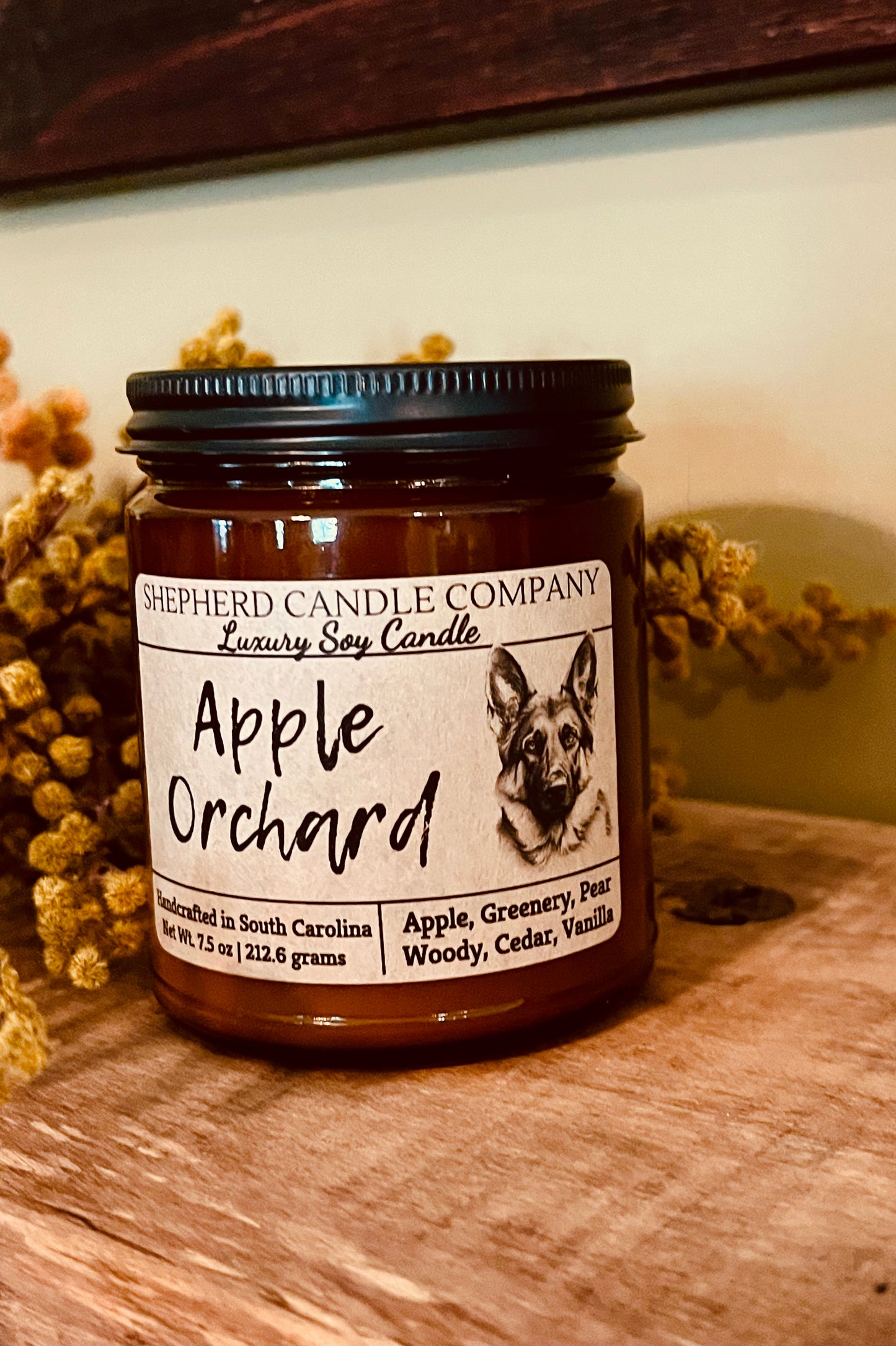 Apple Orchard - Amber Glass