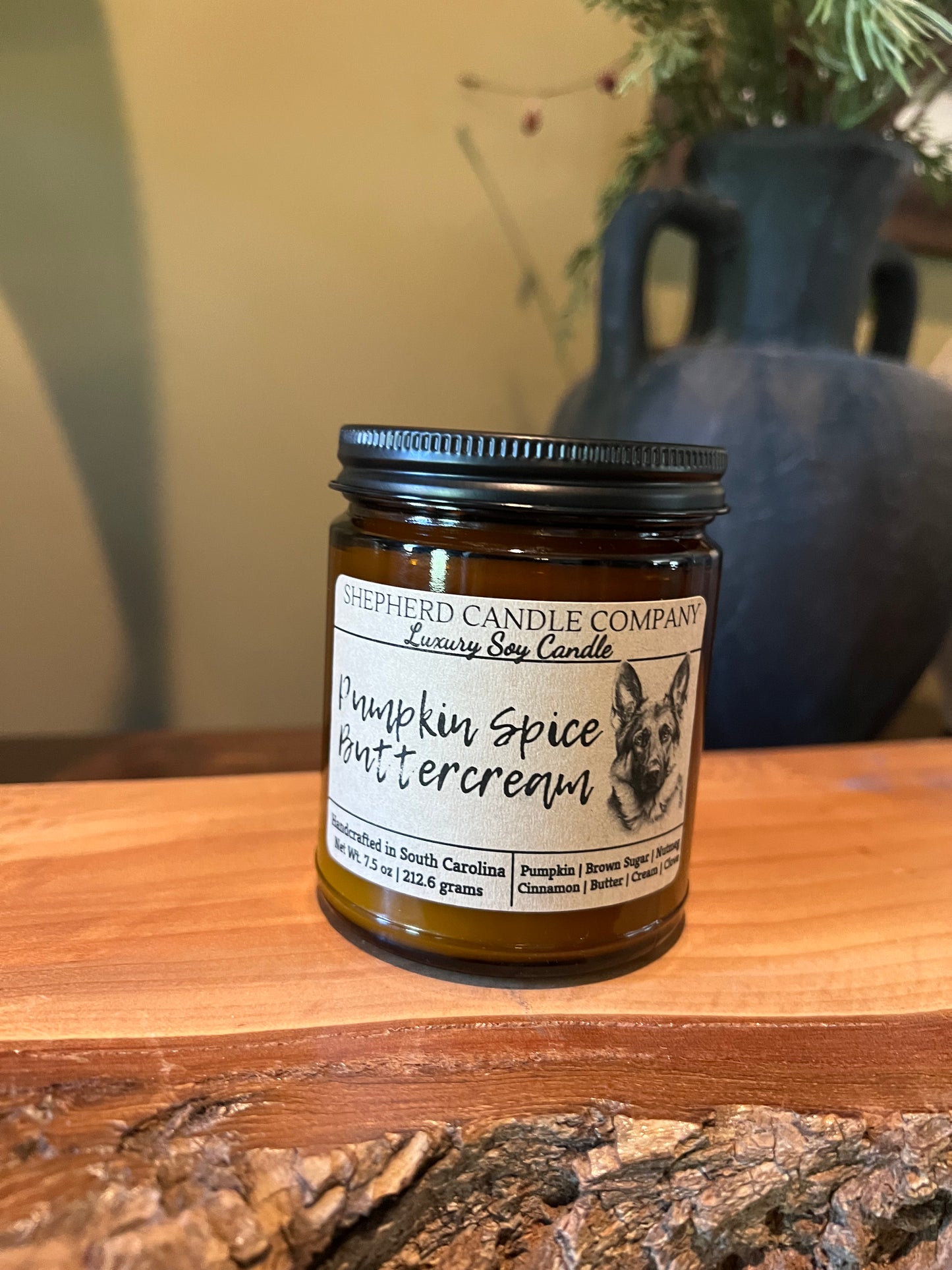 Pumpkin Spice Buttercream - Amber Glass