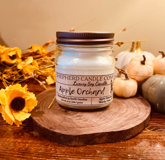 Apple Orchard Mason Jar - Cotton Wick