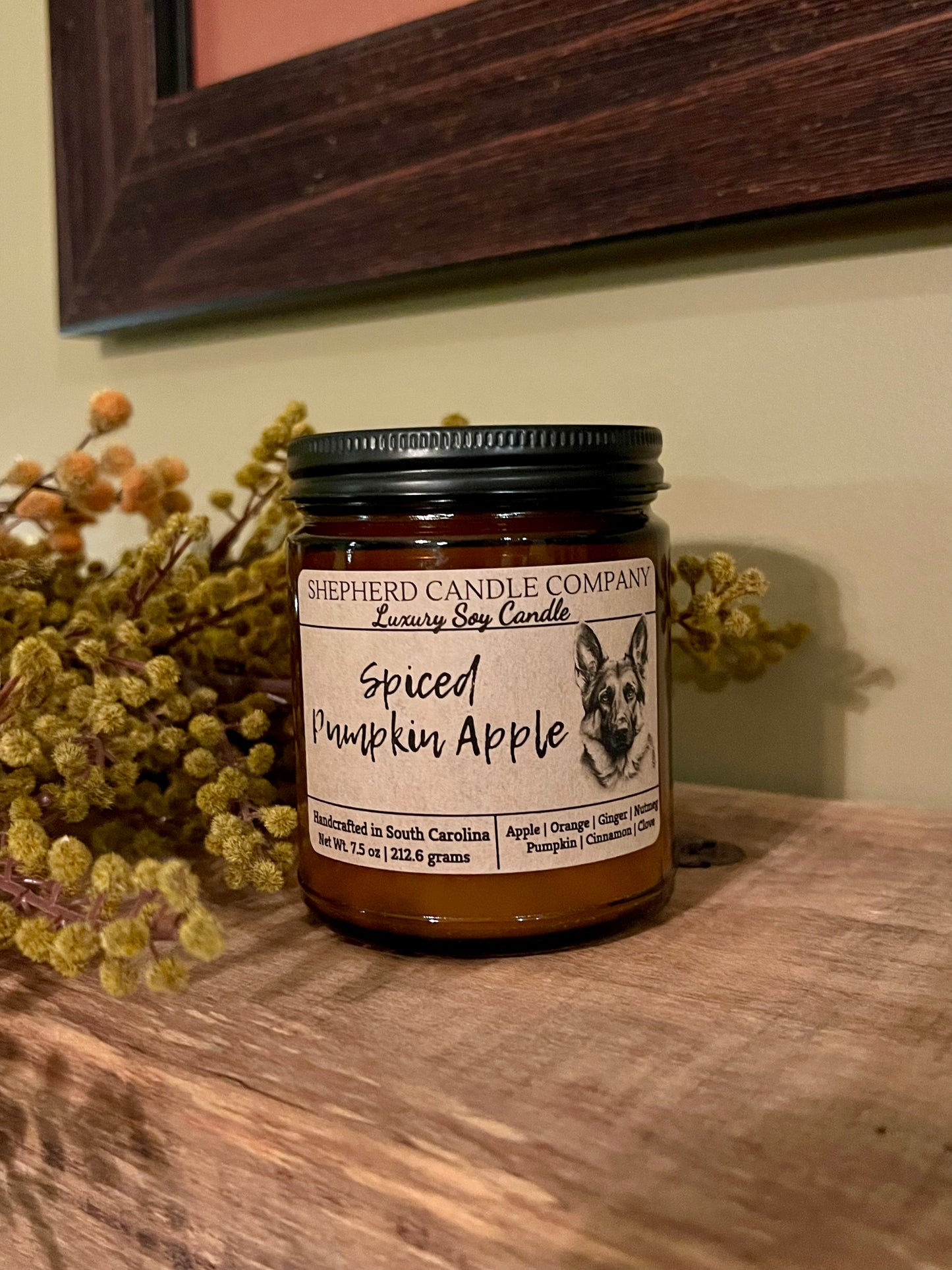 Spiced Pumpkin Apple - Amber Glass