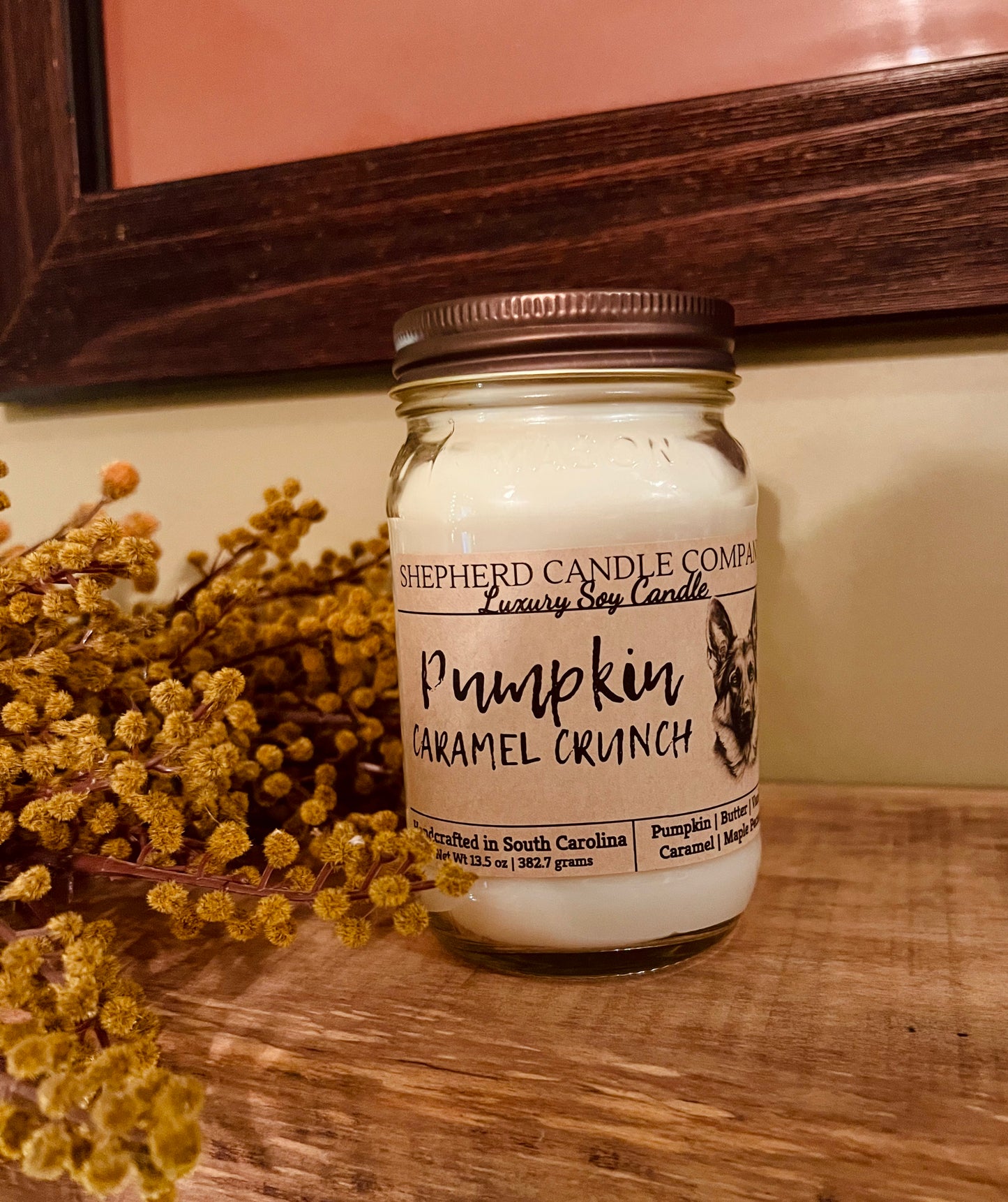 Pumpkin Caramel Crunch - Mason Jar