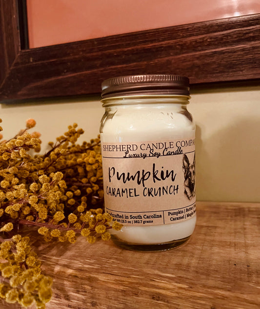 Pumpkin Caramel Crunch - Mason Jar
