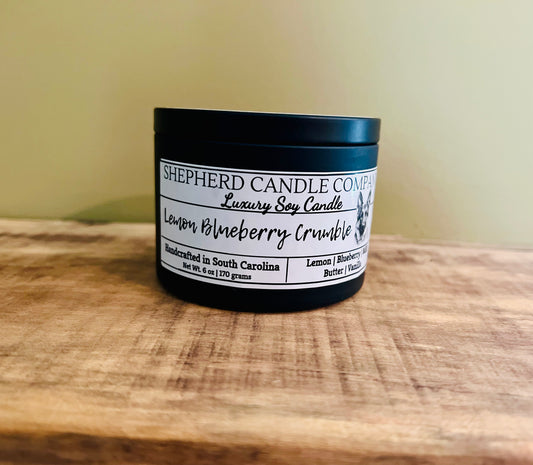 Lemon Blueberry Crumble - Cotton Wick