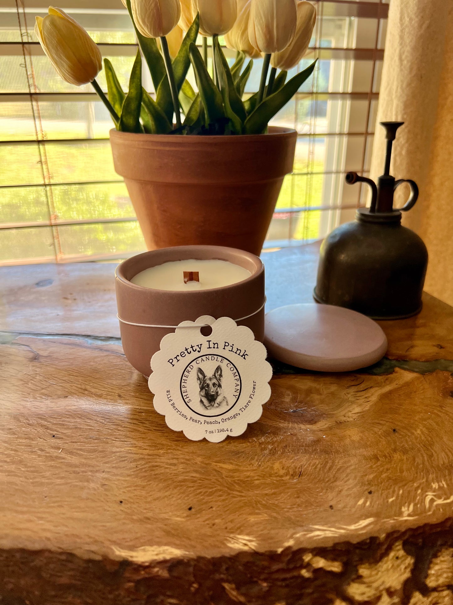Pretty In Pink - Concrete Candle Set