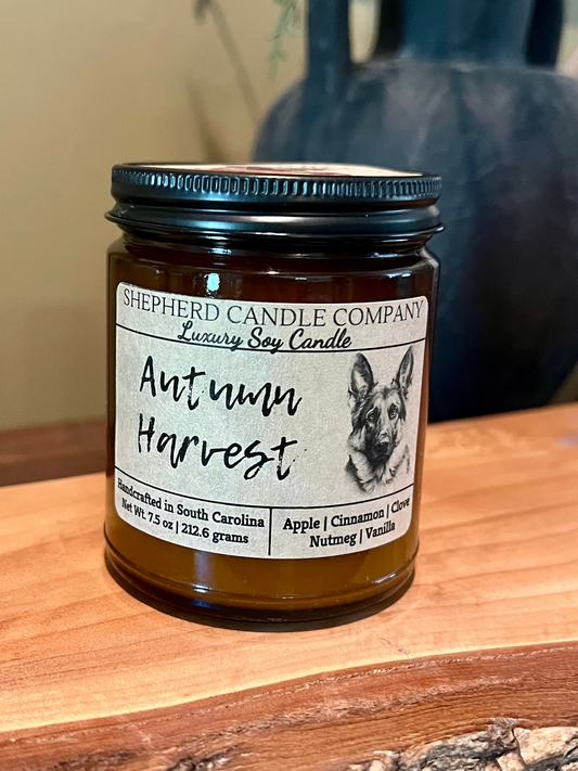 Autumn Harvest - 7.5 oz Wood Wick