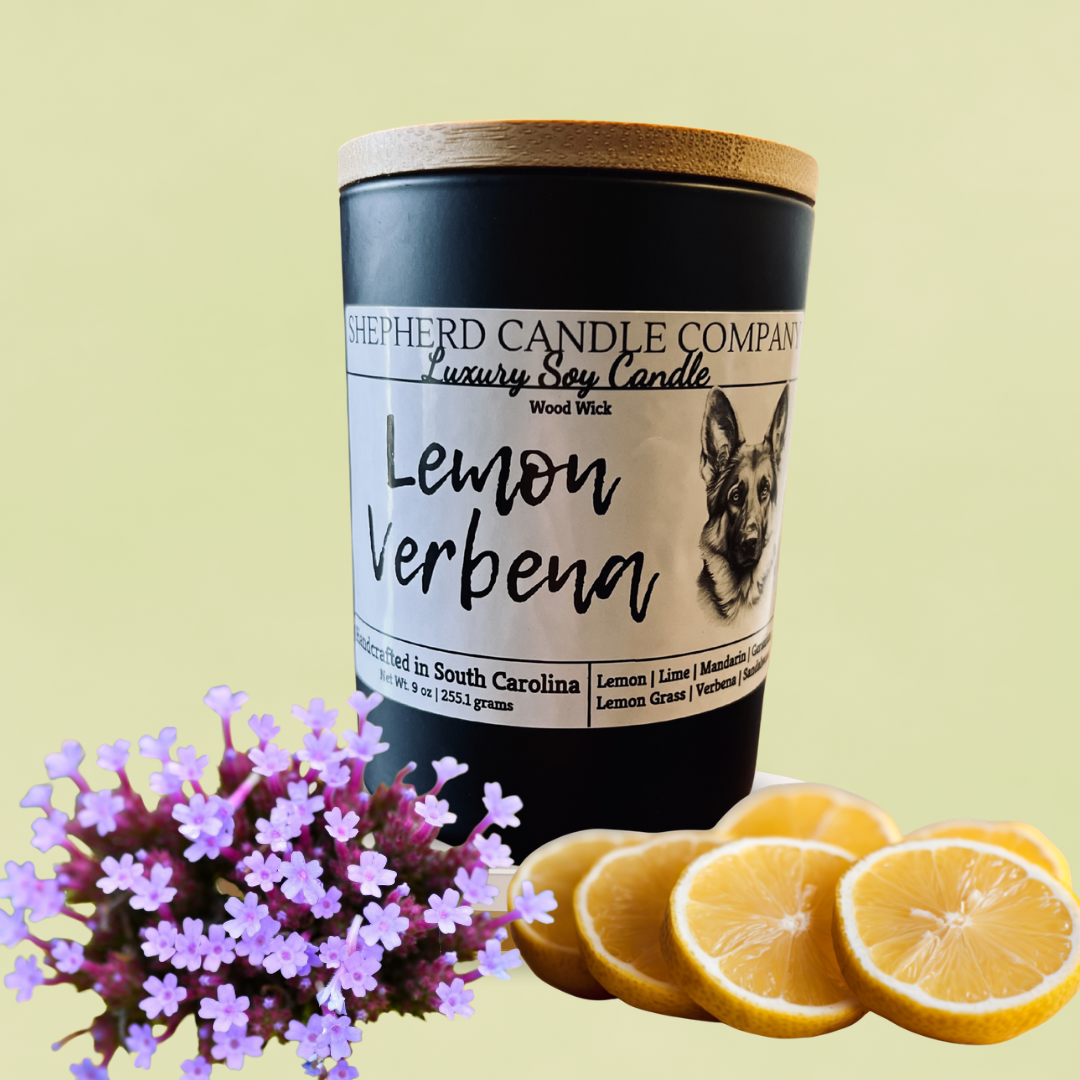 9 oz Lemon Verbena- Wood Wick
